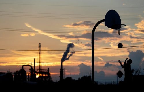 sunset, factory, and basketball player