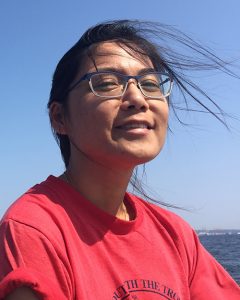 Bonnie with the wind in her hair