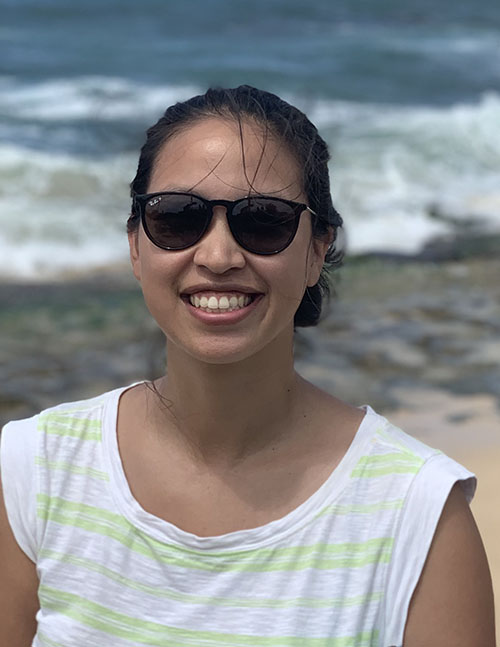 Sophie at the beach