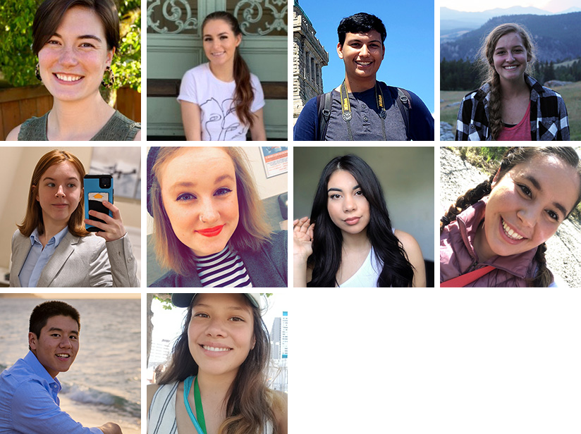 Our ten remote interns