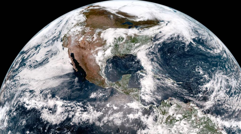 North America from space