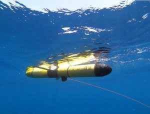 glider floating on water surface
