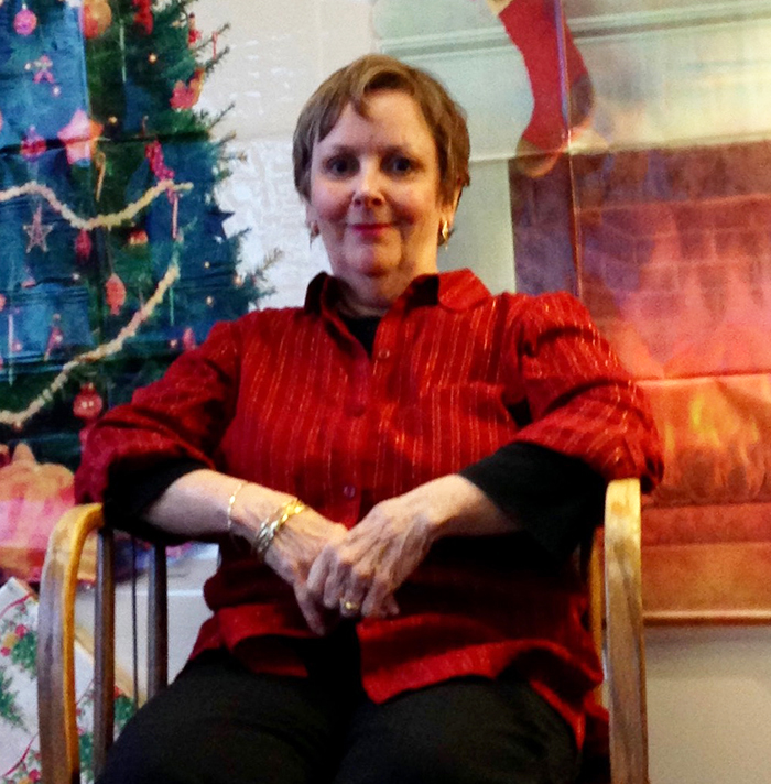 Mary at JISAO holiday party