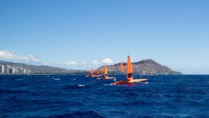 Four Saildrones off the coast of Hawai'i