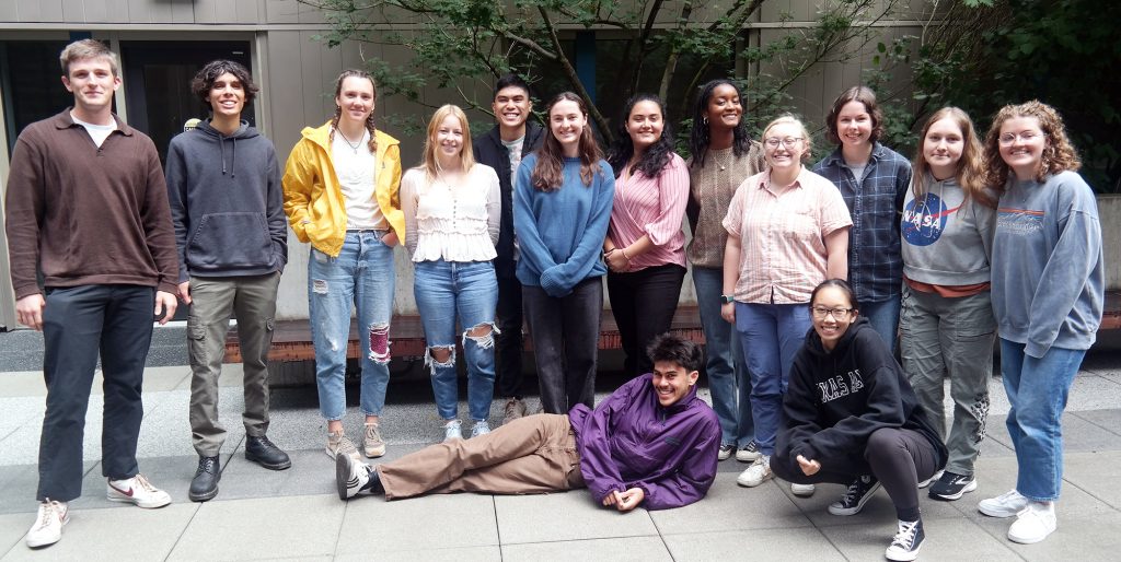 2023 CICOES REU students on their first day
