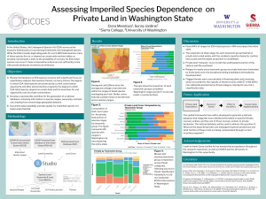 Ciera Mendoza's research poster. 